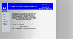 Desktop Screenshot of plcastors.co.uk